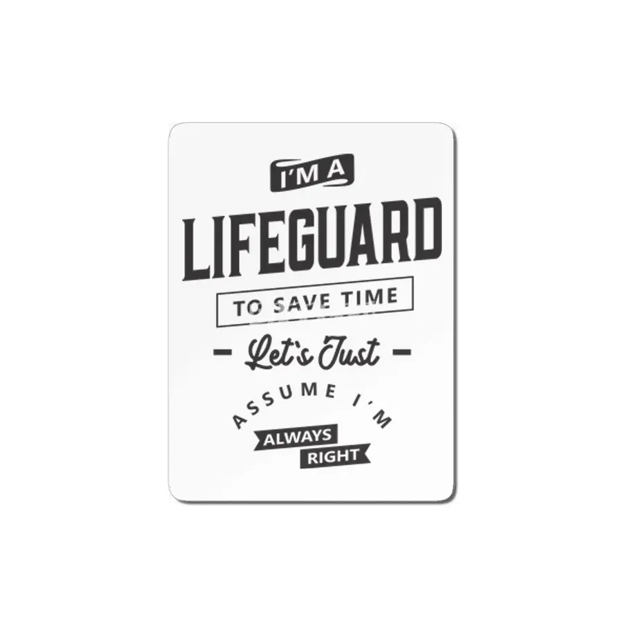 Lifeguard Funny Job Title Profession Birthday Worker MDF Tablo
