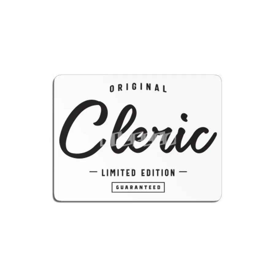 Cleric Funny Job Title Profession Birthday Worker MDF Tablo