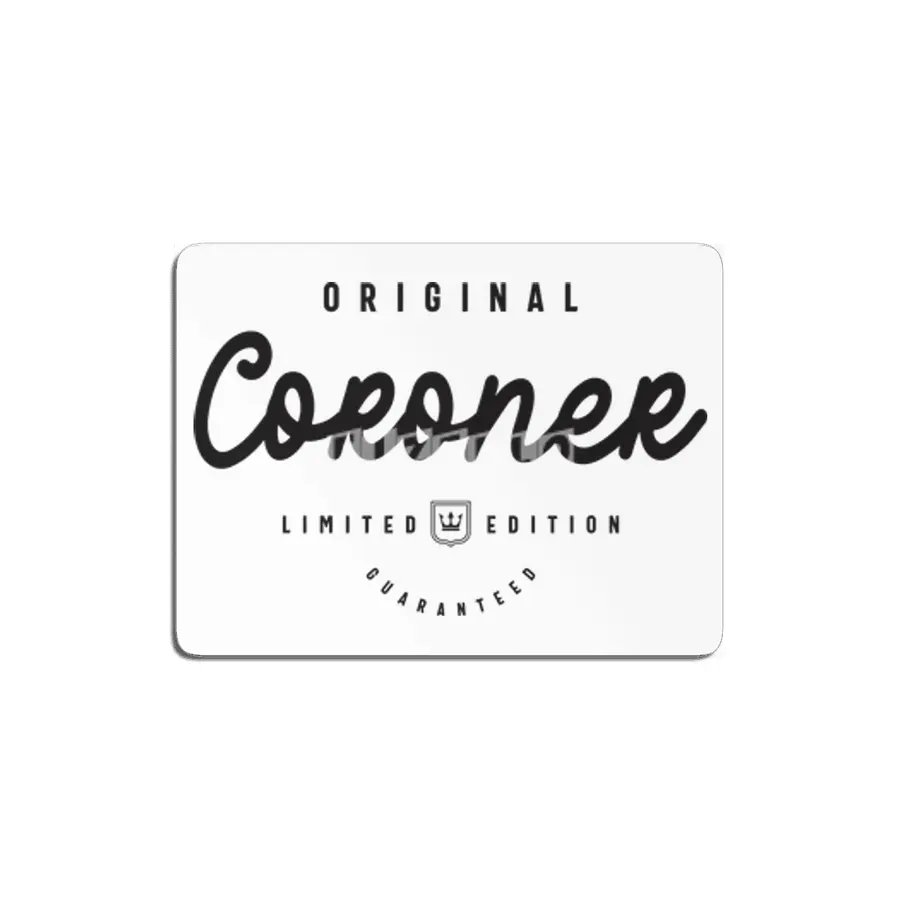 Coroner Funny Job Title Profession Birthday Worker MDF Tablo