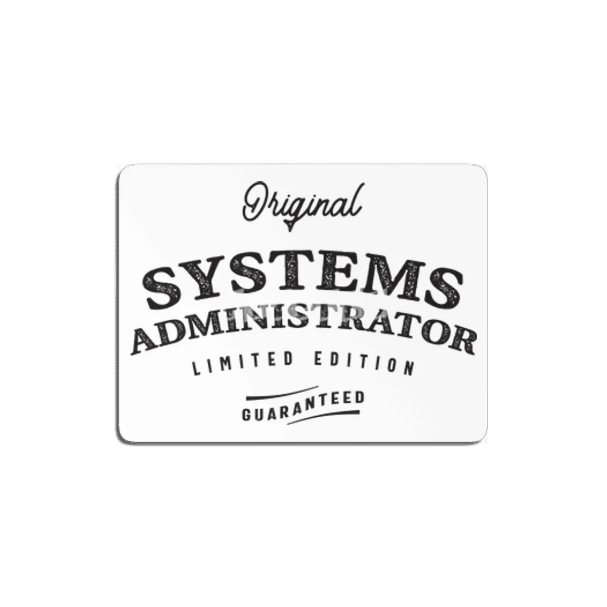 Systems Administrator Funny Job Title Profession Birthday Worker MDF Tablo