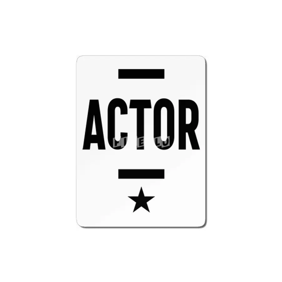 Actor Job Title Gift MDF Tablo