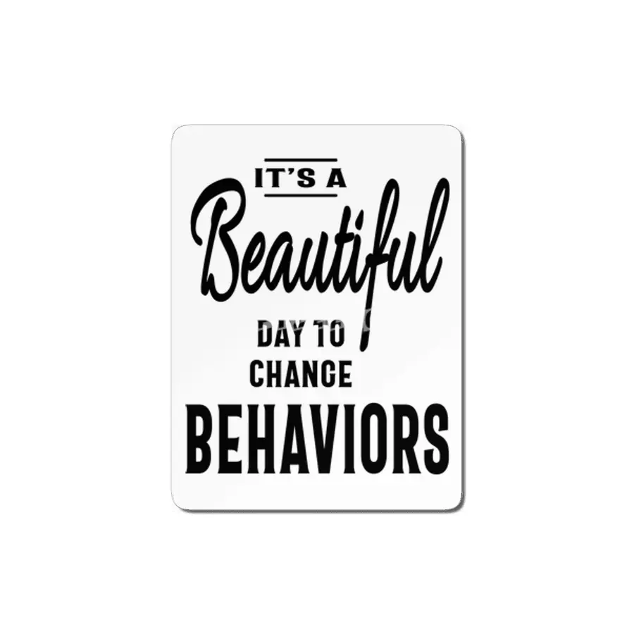 Beautiful Behaviors Job Title Gift MDF Tablo