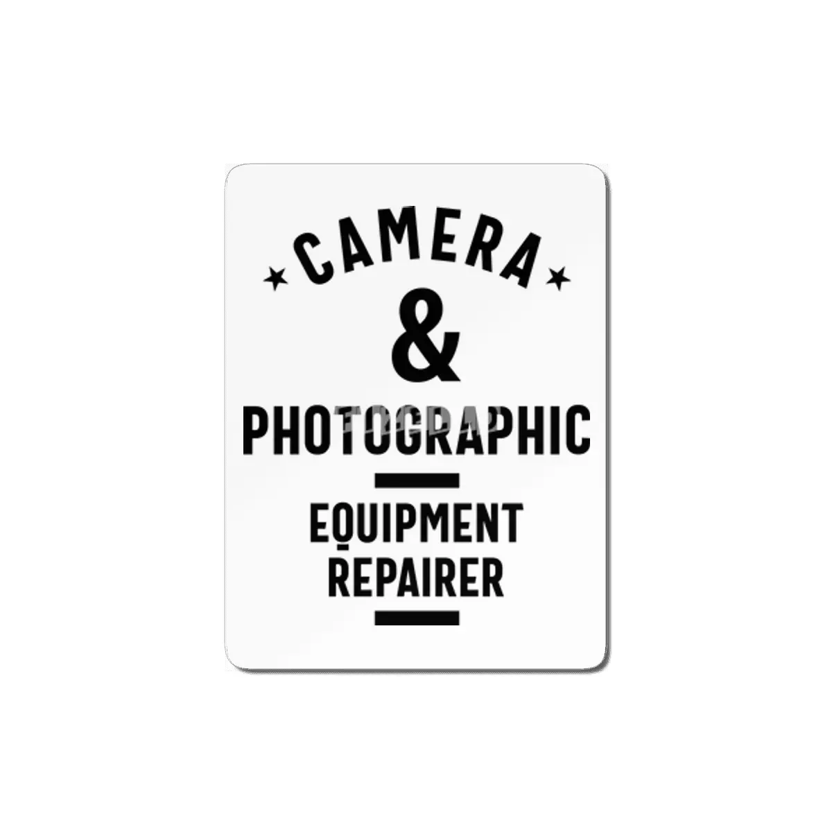 Camera & Photographic Equipment Repairer Job Title Gift MDF Tablo