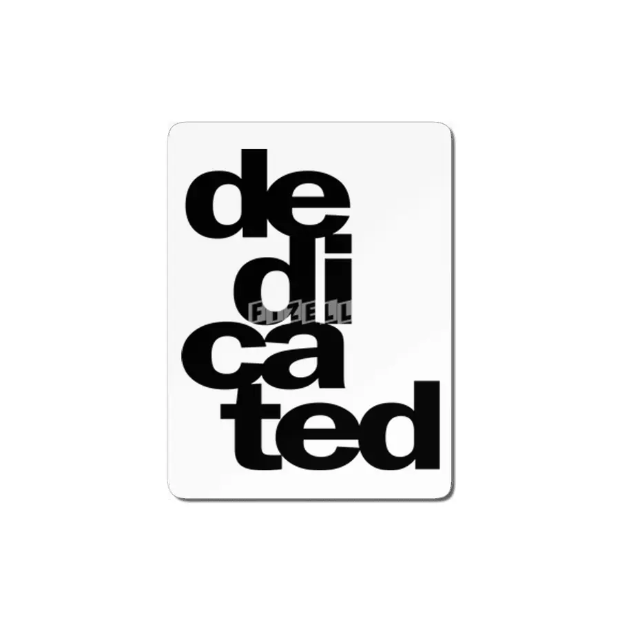 Dedicated Job Title Men Women Gift MDF Tablo