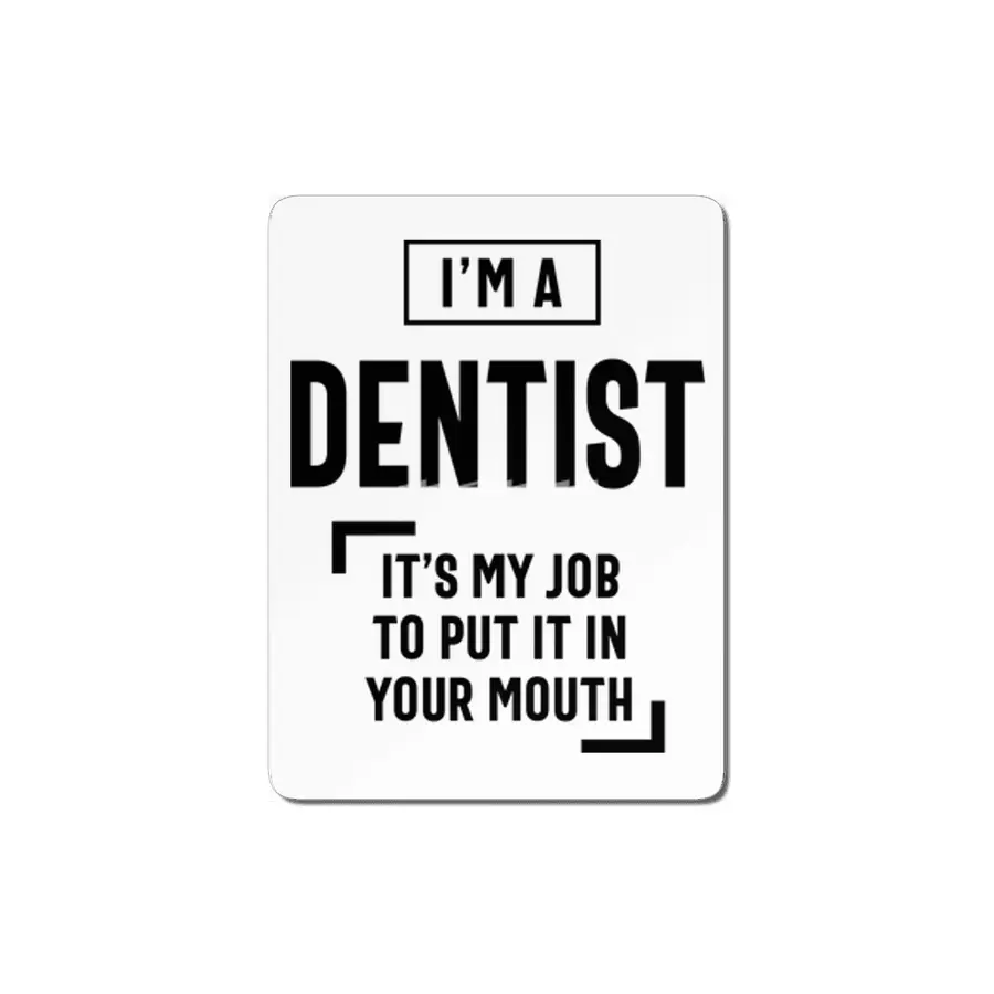 Dentist Job Title Men Women Gift MDF Tablo