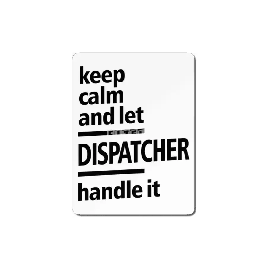 Dispatcher Job Title Gift MDF Tablo