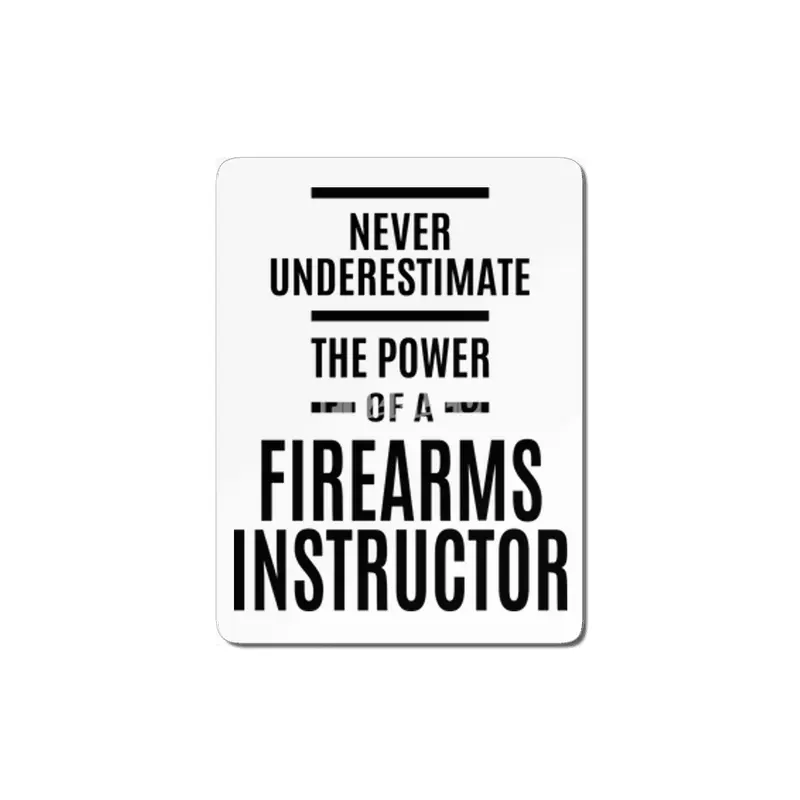 Firearms Instructor Job Title Gift MDF Tablo