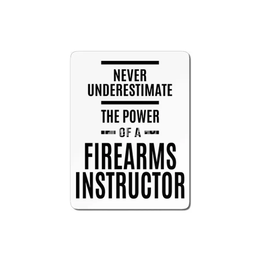 Firearms Instructor Job Title Gift MDF Tablo