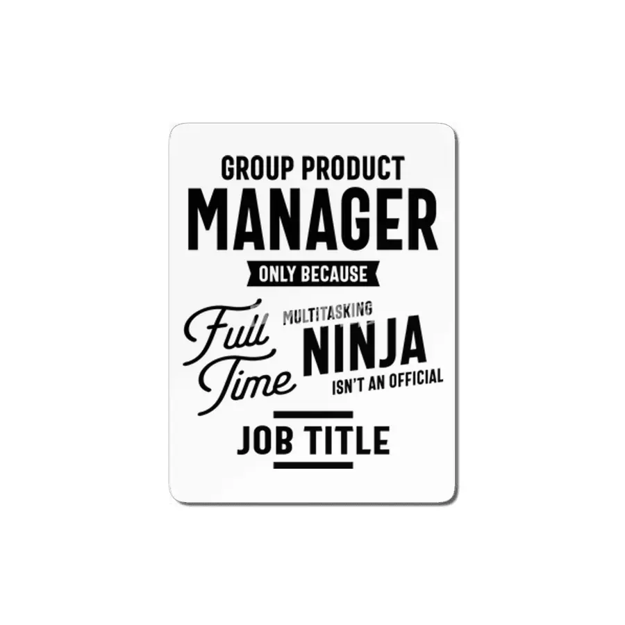 Group Product Manager Job Title Men Women Gift MDF Tablo