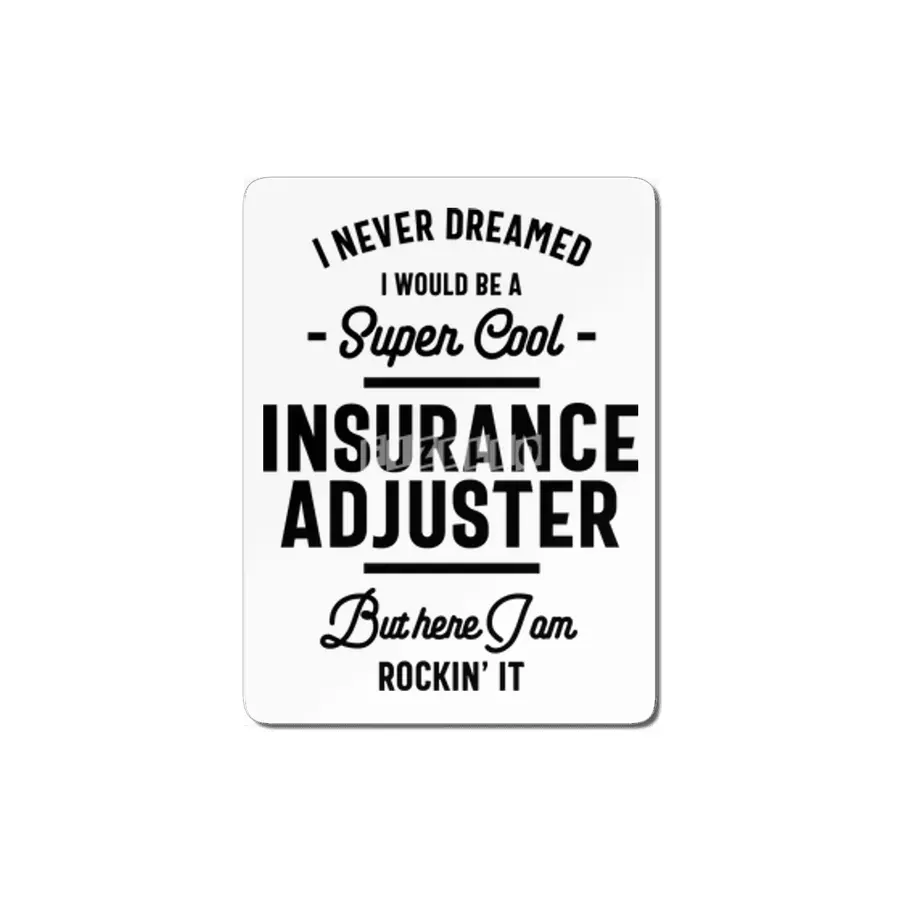 Insurance Adjuster Work Job Title Gift MDF Tablo