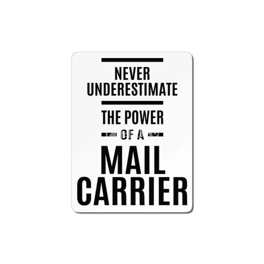 Mail Carrier Job Title Gift MDF Tablo