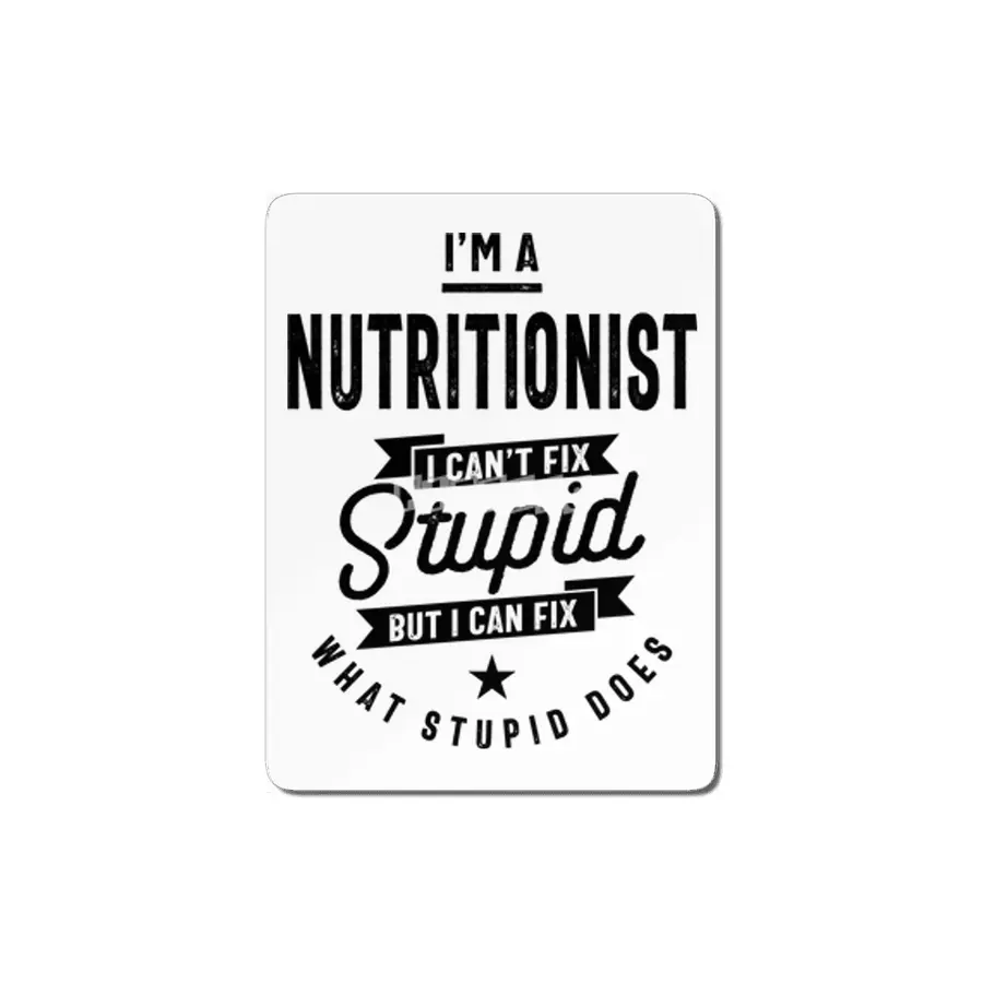 Nutritionist Job Title Gift MDF Tablo