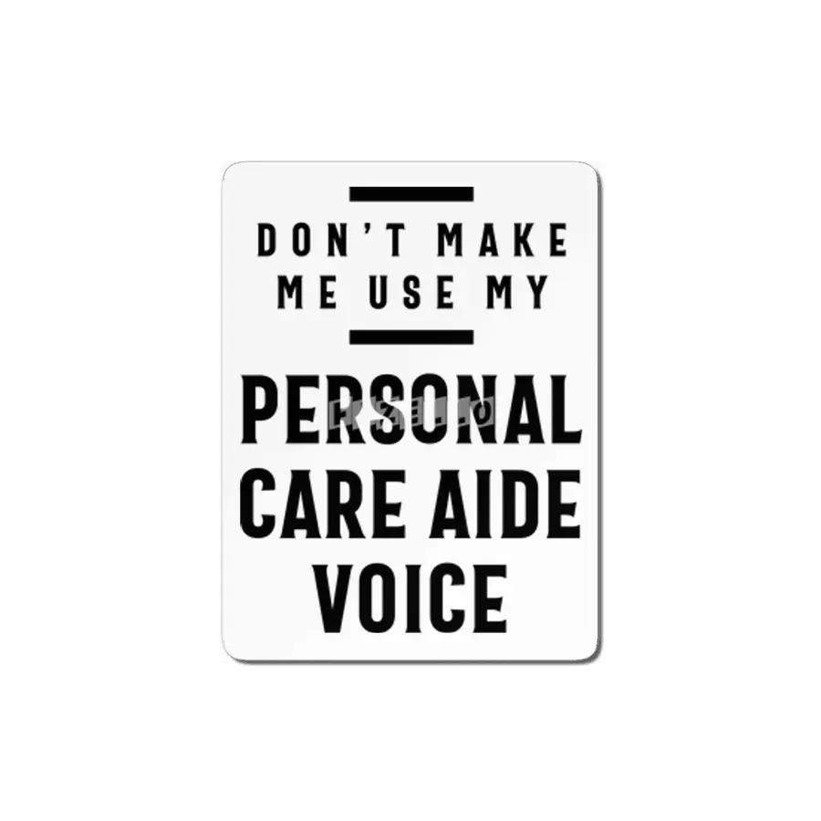Personal Care AIDE Voice Job Title Gift MDF Tablo