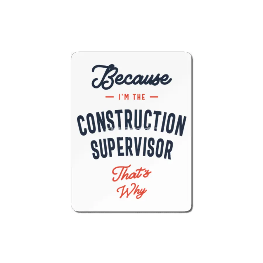 Construction Supervisor Job Title Profession MDF Tablo