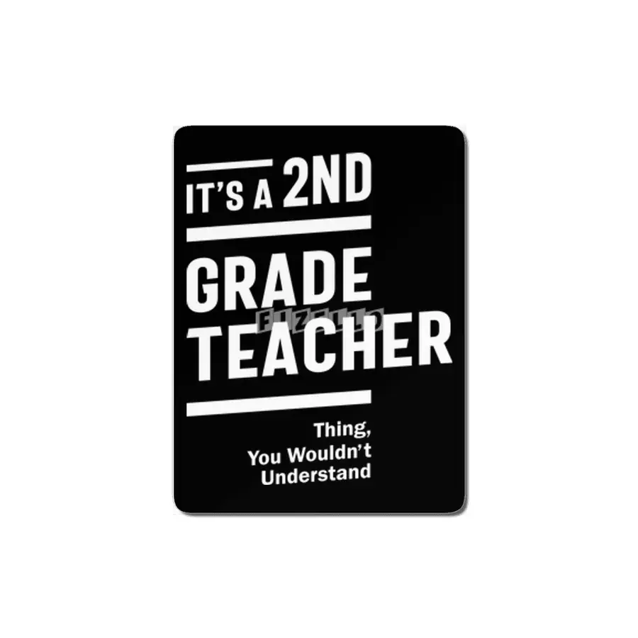 2nd Grade Teacher Job Title Occupation Gift MDF Tablo