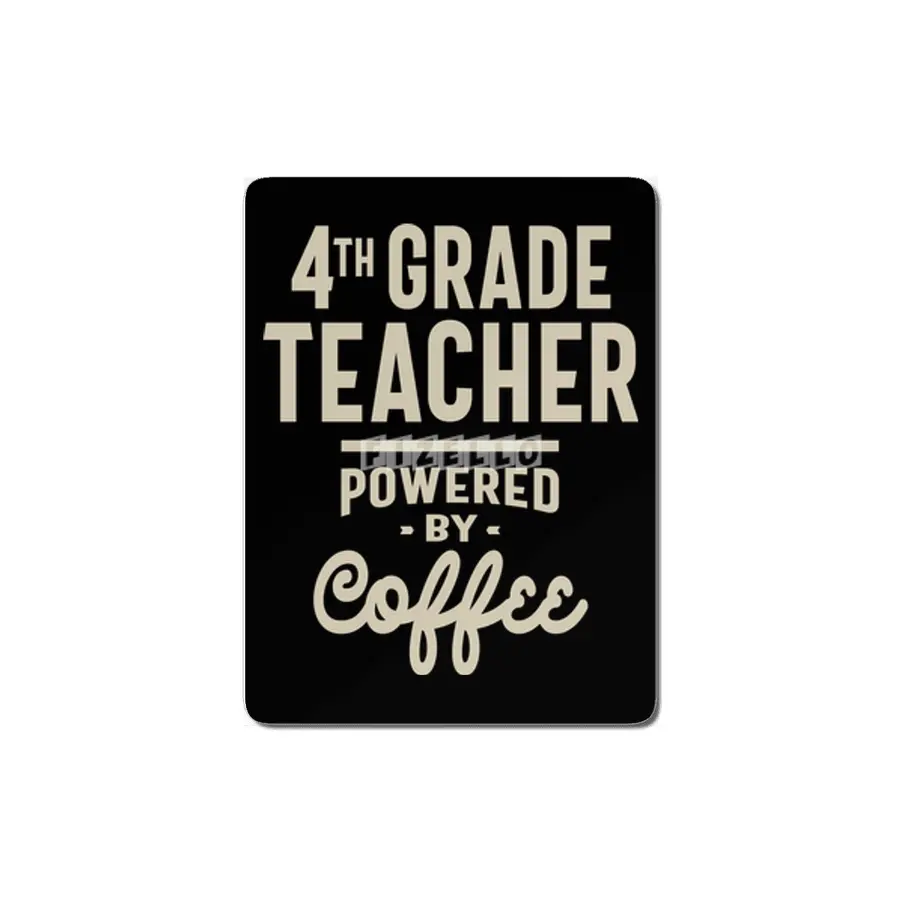 4th Grade Teacher Gift Funny Job Title Profession Occupation MDF Tablo