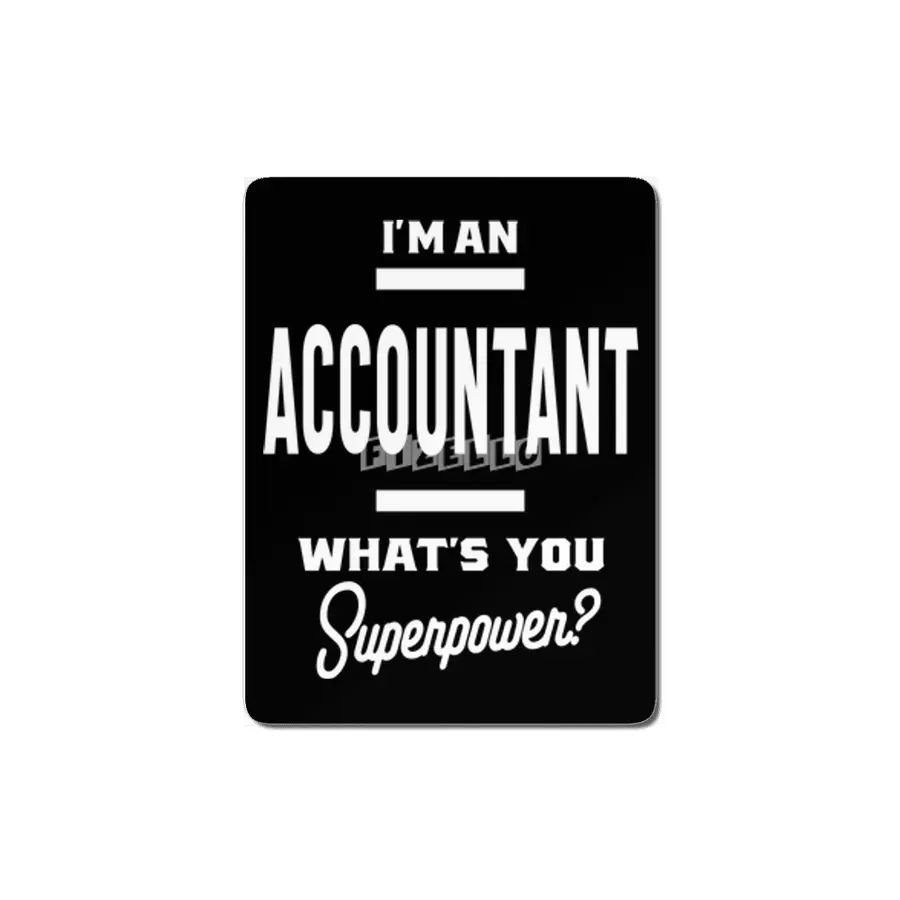 Accountant Work Job Title Gift MDF Tablo