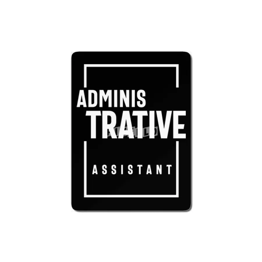 Administrative Assistant Gift Funny Job Title Profession Birthday Idea MDF Tablo