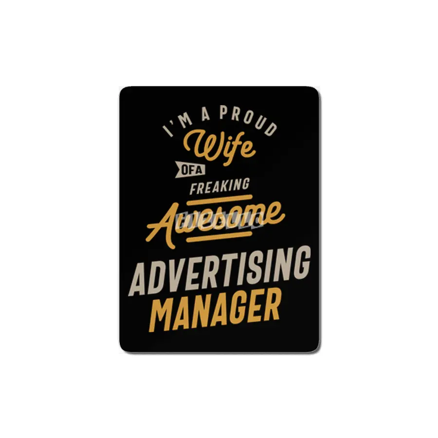 Advertising Manager Funny Job Title Occupation Profession MDF Tablo