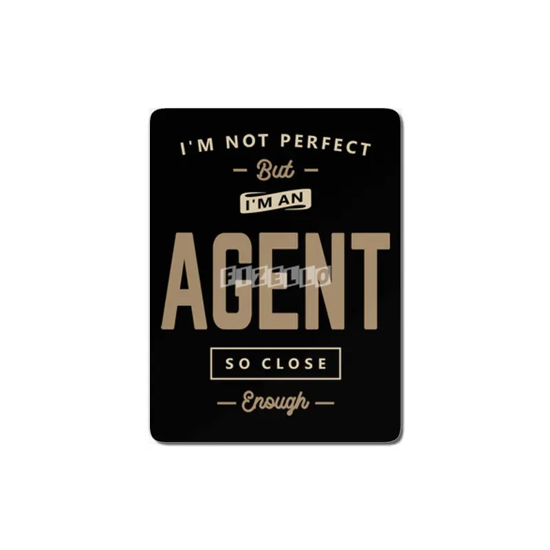 Agent Funny Job Title Profession Birthday Worker MDF Tablo