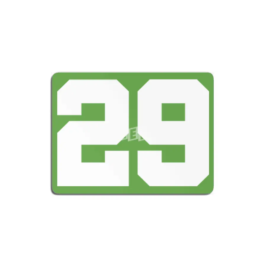 White Number 29 MDF Tablo