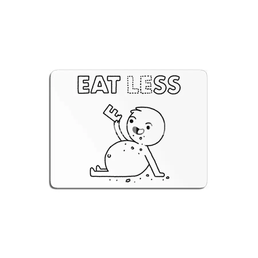 EAT LESS MDF Tablo