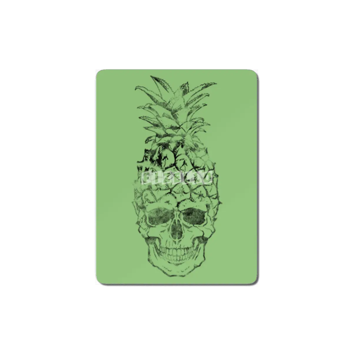 Pineapple Skull MDF Tablo