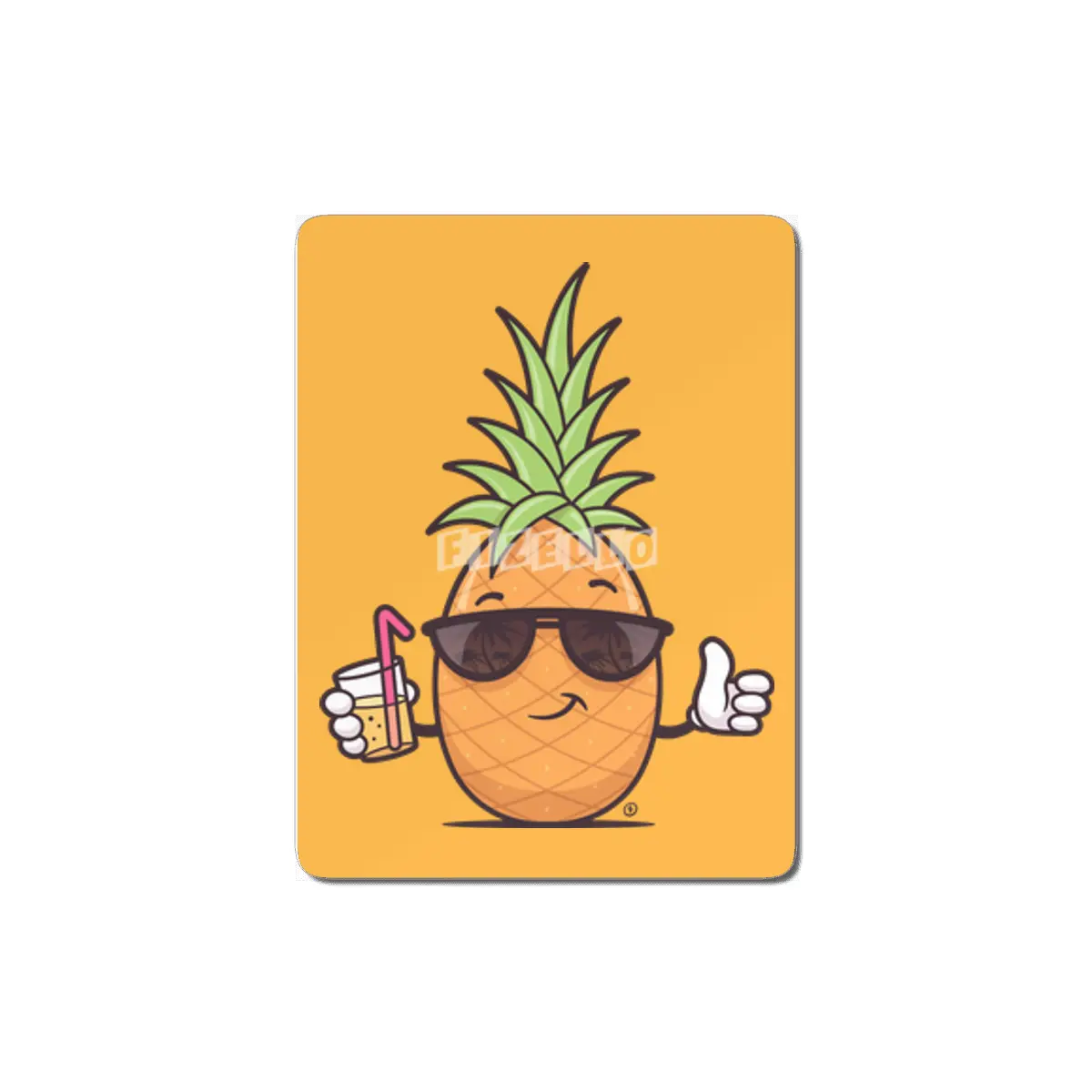 Cool Pineapple MDF Tablo