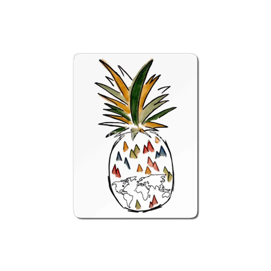 Travel Pineapple MDF Tablo