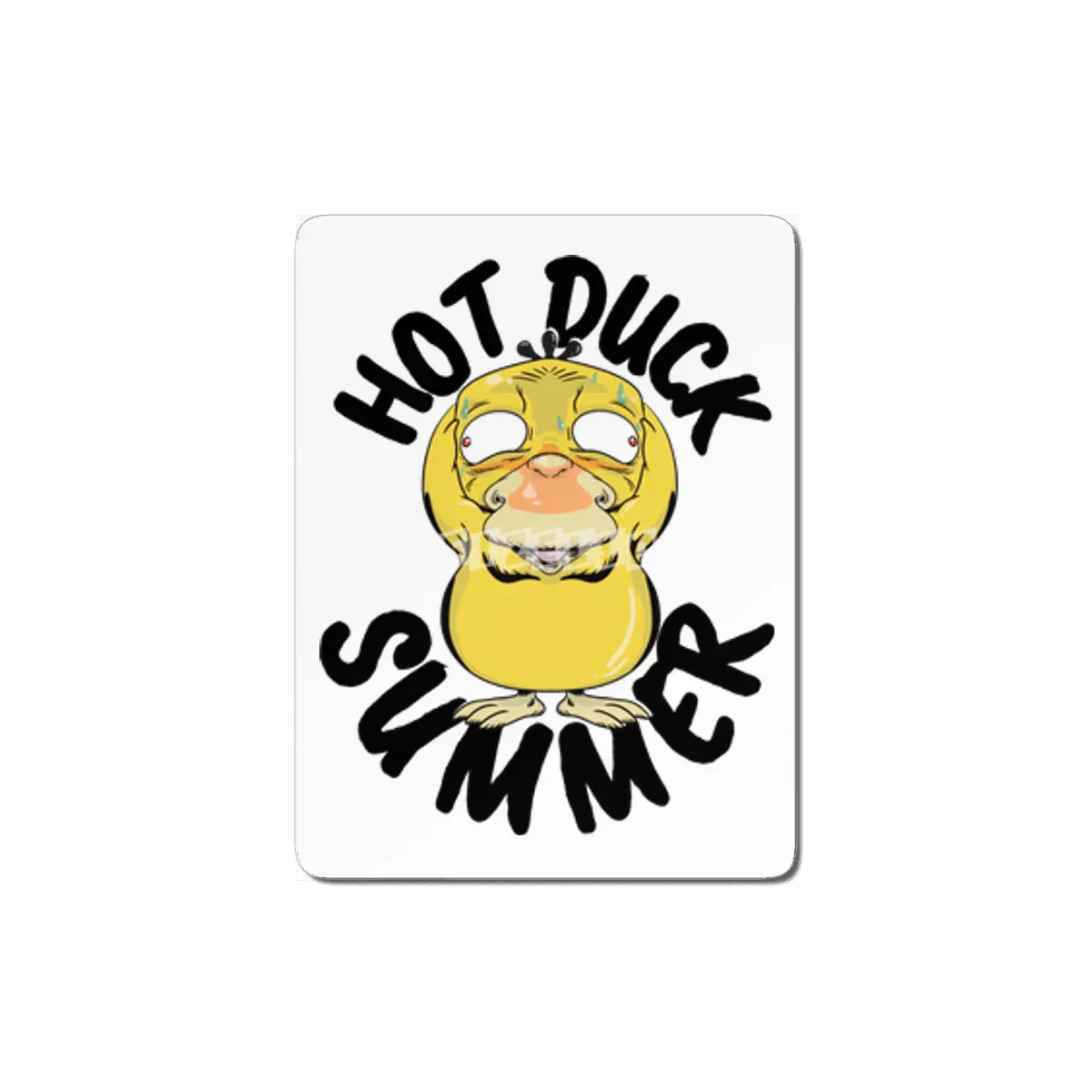 Hot duck summer MDF Tablo