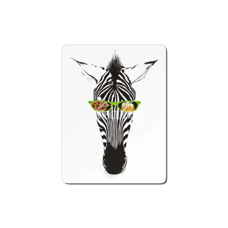 Summer zebra sunglasses pizza beer MDF Tablo