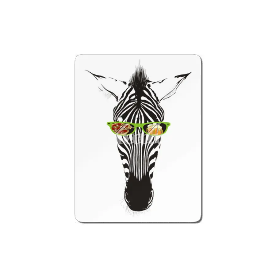 Summer zebra sunglasses pizza beer MDF Tablo