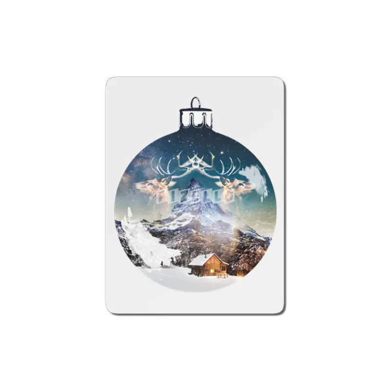 Winter Ornament MDF Tablo