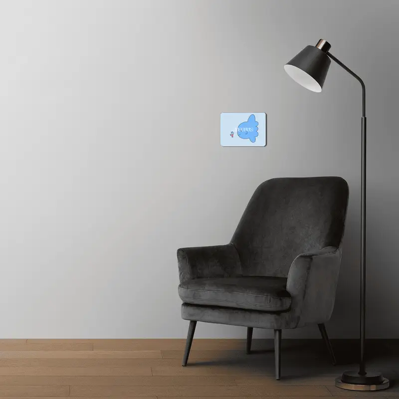 Cat and Luna Fish MDF Tablo
