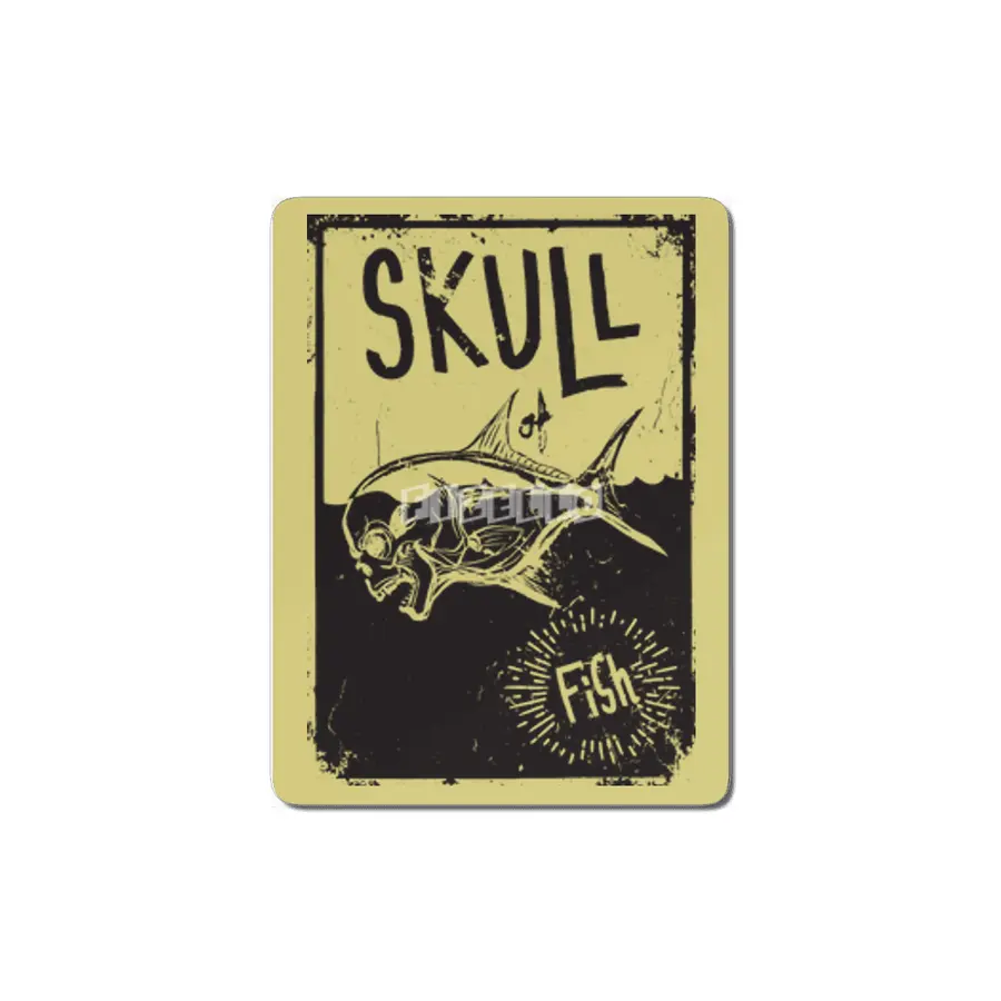Skull of Fish MDF Tablo