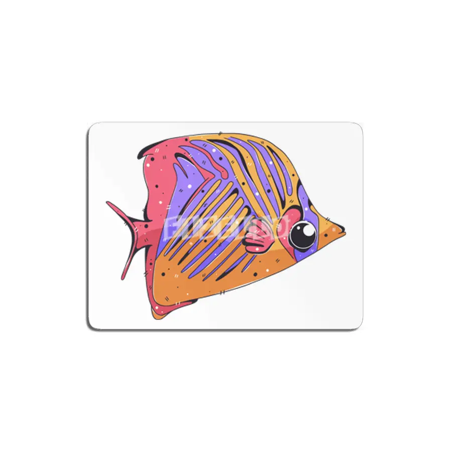 Threadfin Butterflyfish MDF Tablo
