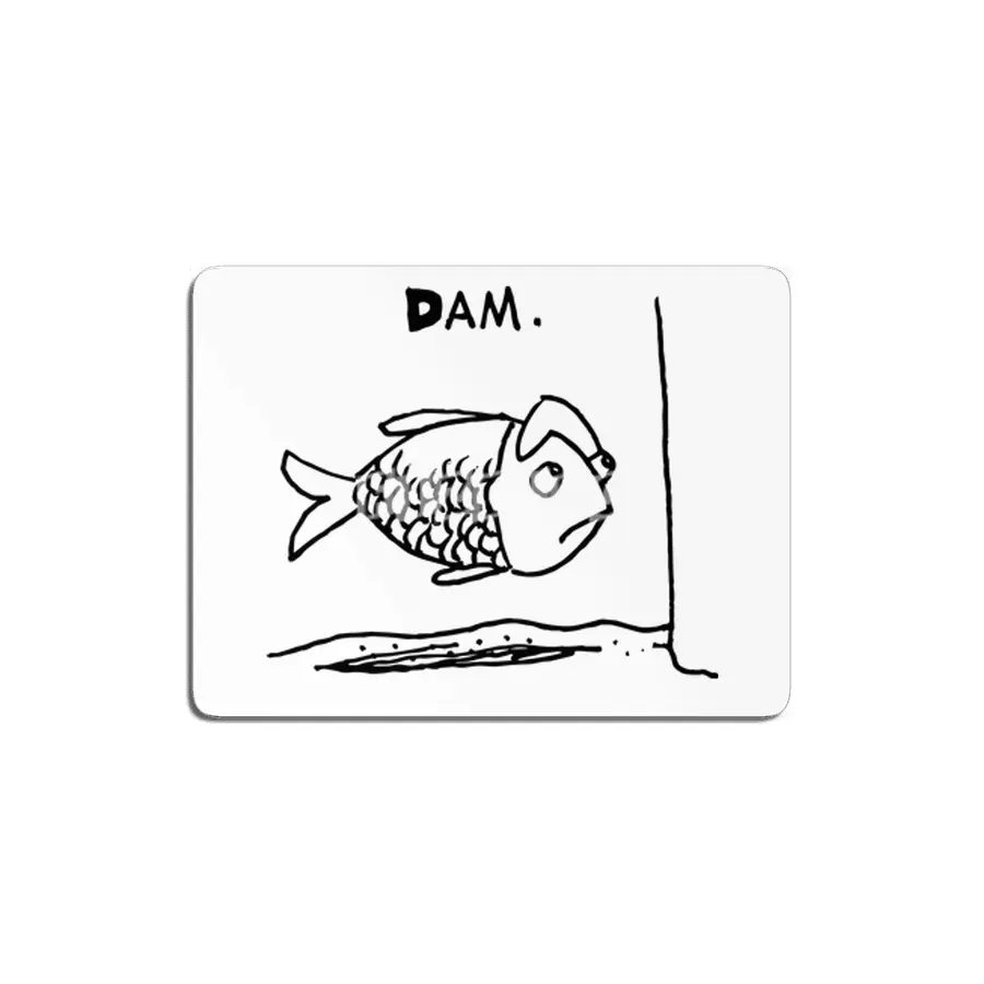 Dam damned Fish MDF Tablo
