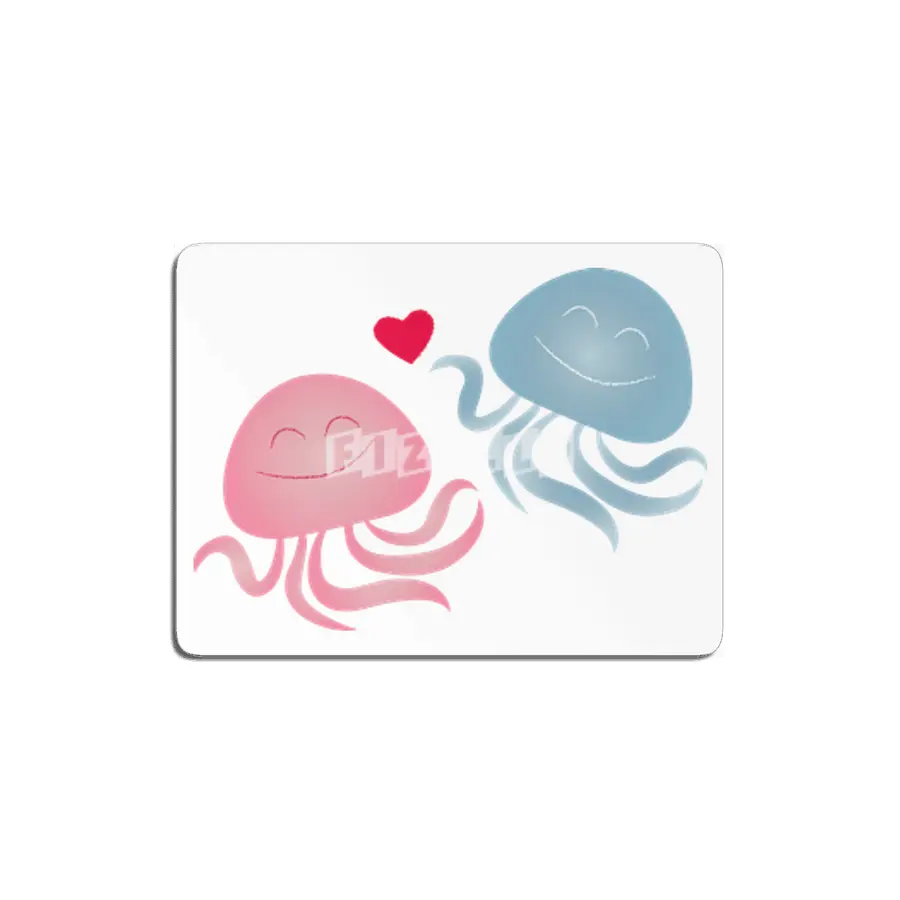 Jellyfish in love MDF Tablo
