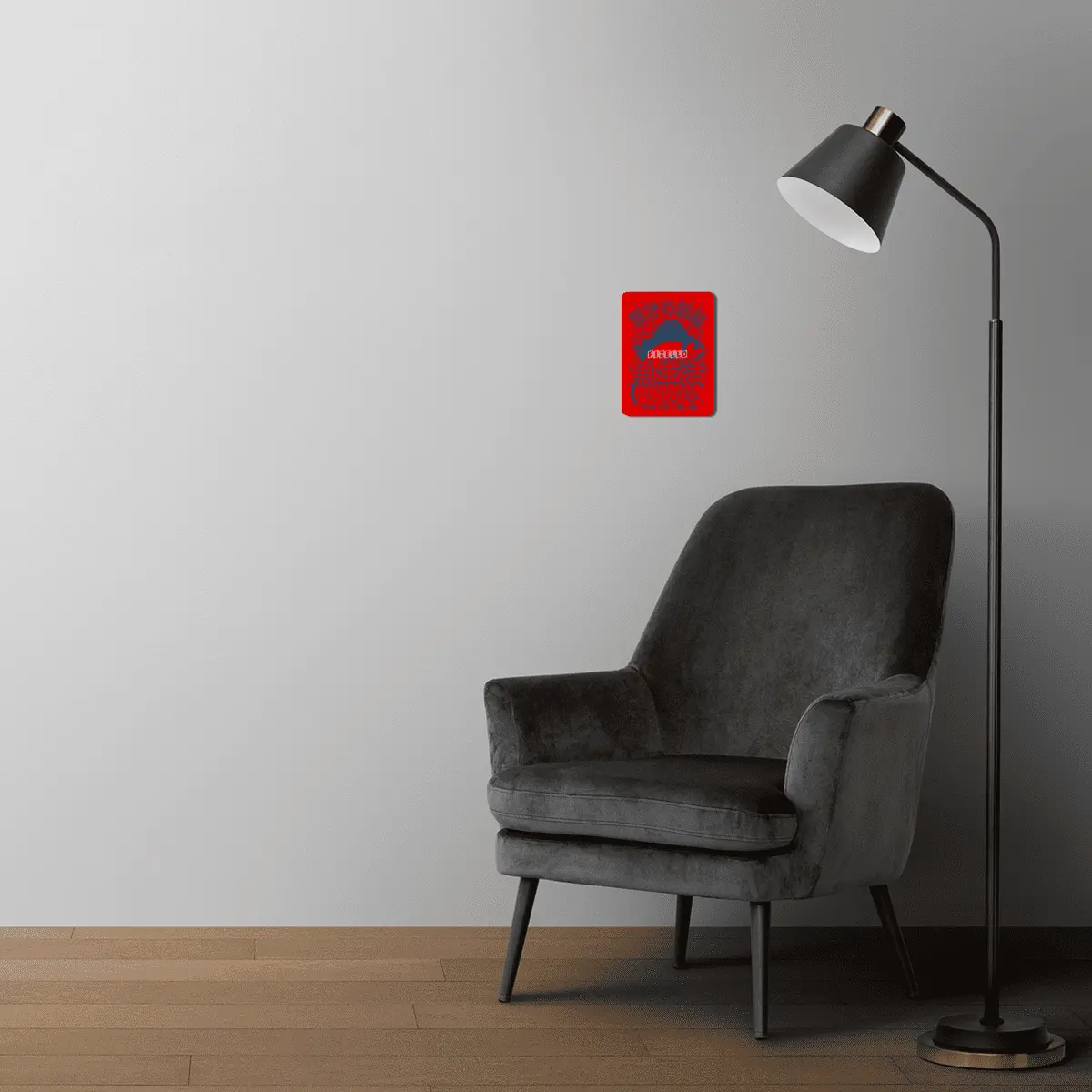 Fish Life MDF Tablo