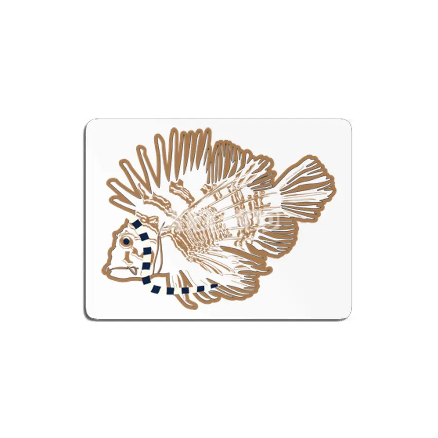 Lionfish - Scarf MDF Tablo