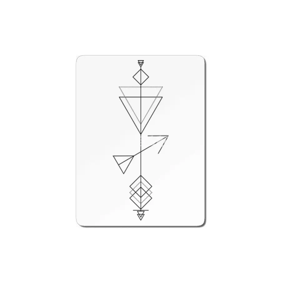 Sagittarius Arrrow - Geometric Astrology MDF Tablo