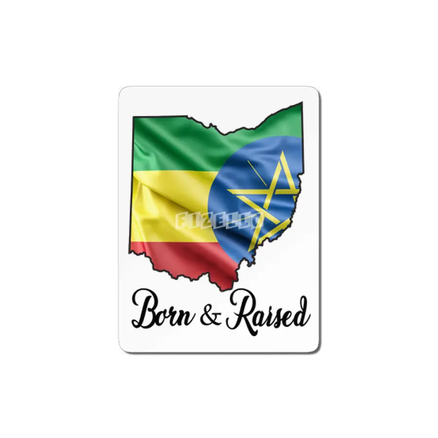 Born in Ethiopia Raised in Ohio MDF Tablo