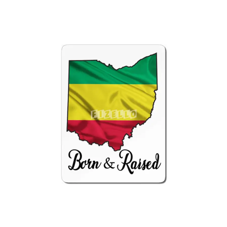 Born in Ethiopian Raised in Ohio - Without Star MDF Tablo