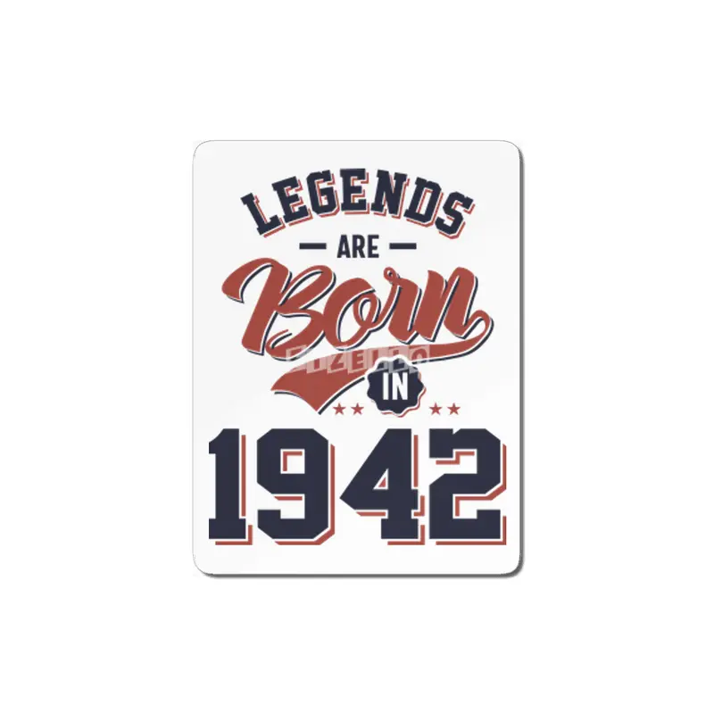 Legends Are Born in 1942 Birthday Gift MDF Tablo