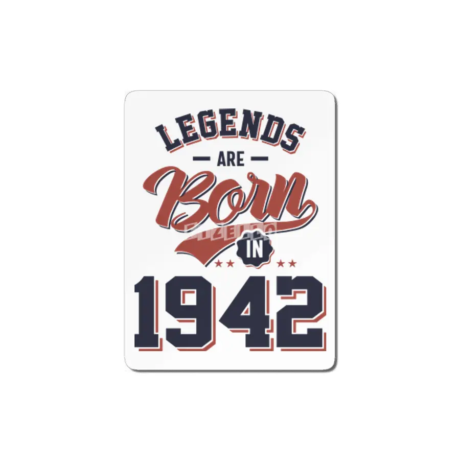 Legends Are Born in 1942 Birthday Gift MDF Tablo