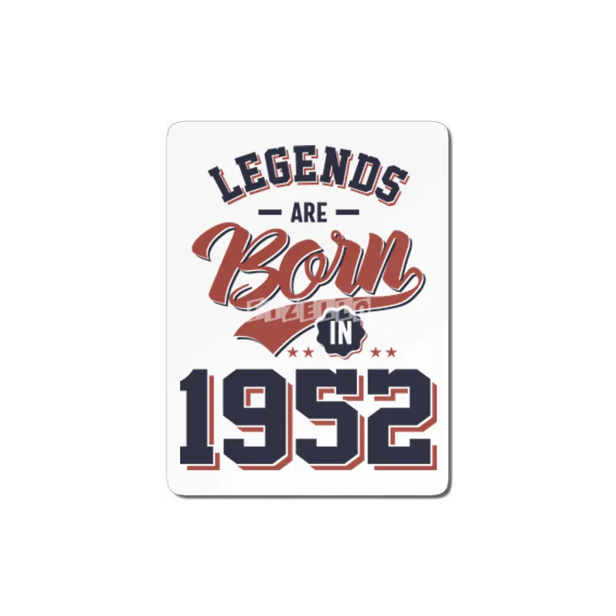 Legends Are Born in 1952 Birthday Gift MDF Tablo