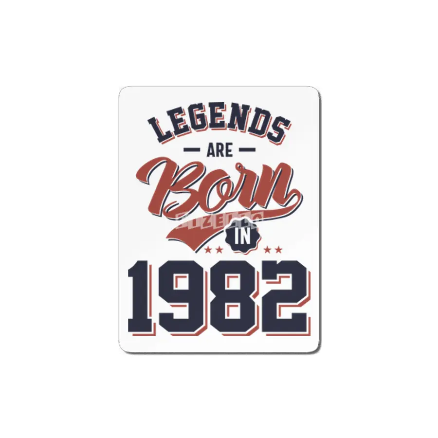 Legends Are Born in 1982 Birthday Gift MDF Tablo