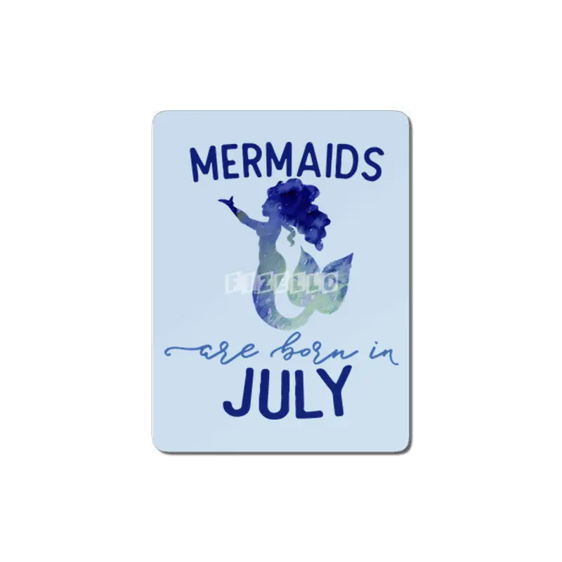 Mermaids are born in July MDF Tablo