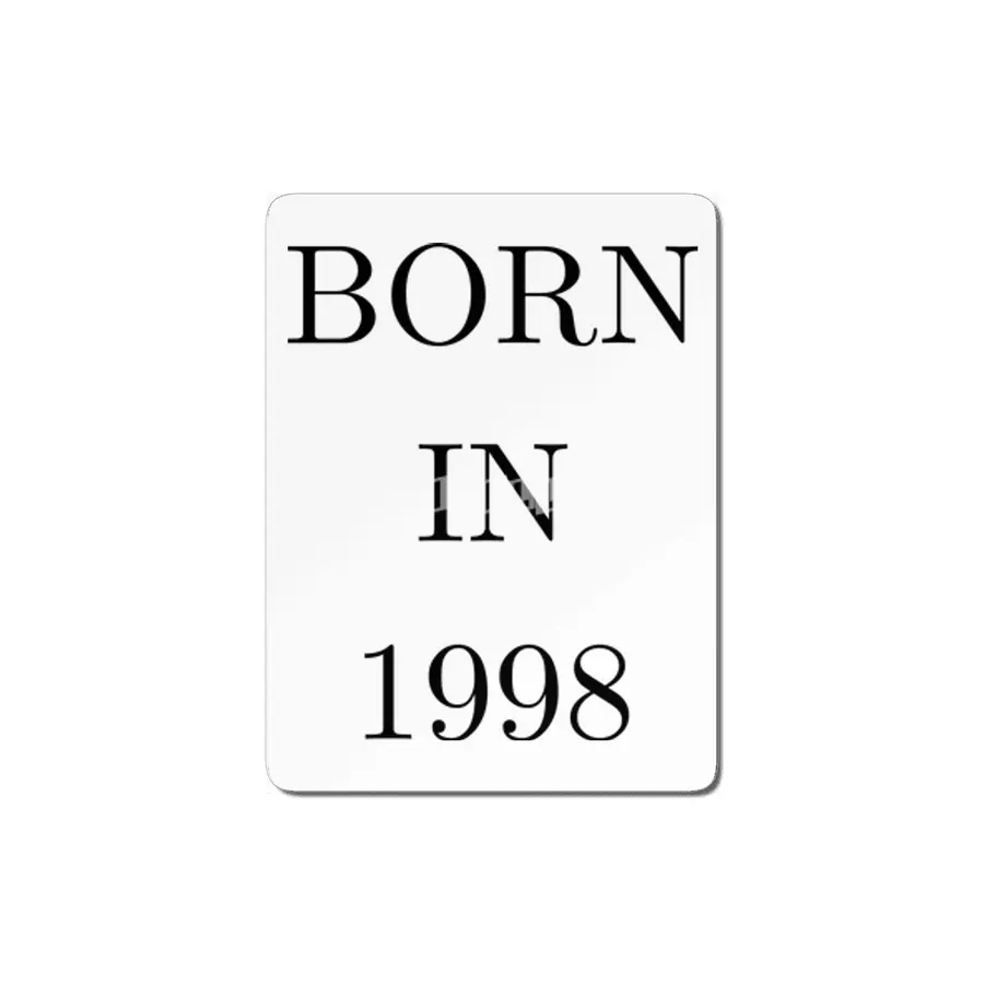 Born in 1998 MDF Tablo