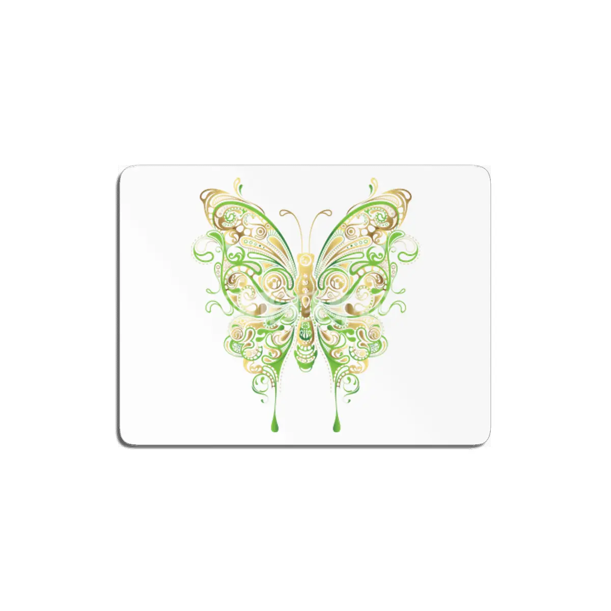 Ornamental Butterfly MDF Tablo